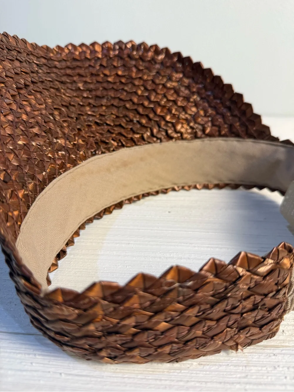 Hemlock Capri Visor in Copper (Brown)